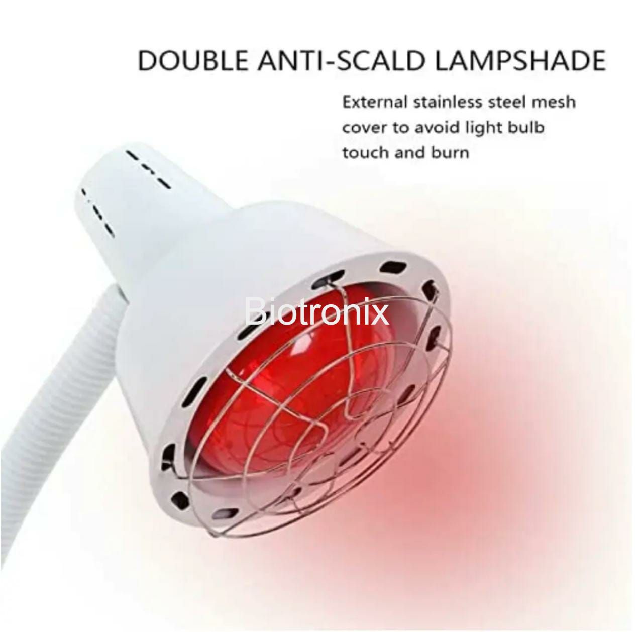 infrared heating lamp with intensity control 