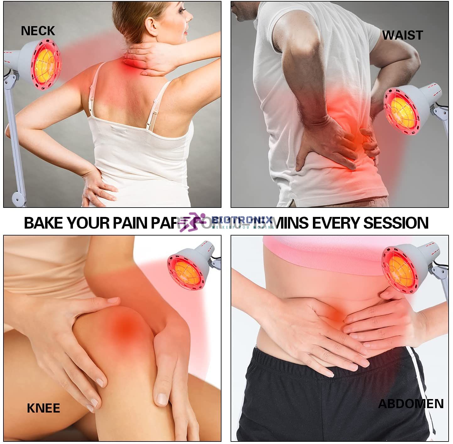 physiotherapy infrared heating lamp 