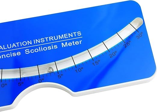 Manual scoliosis angle reader 