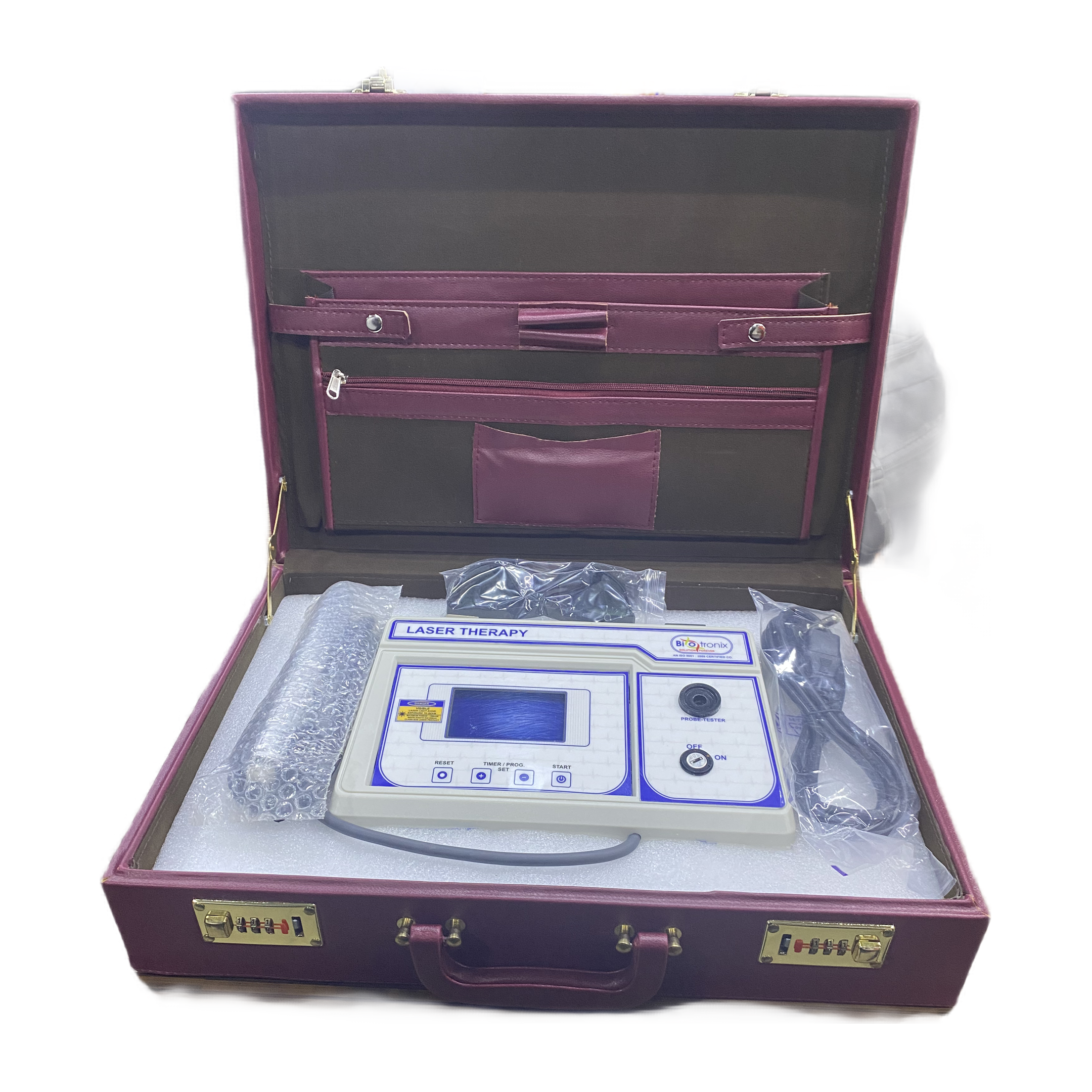 Physiotherapy laser device 