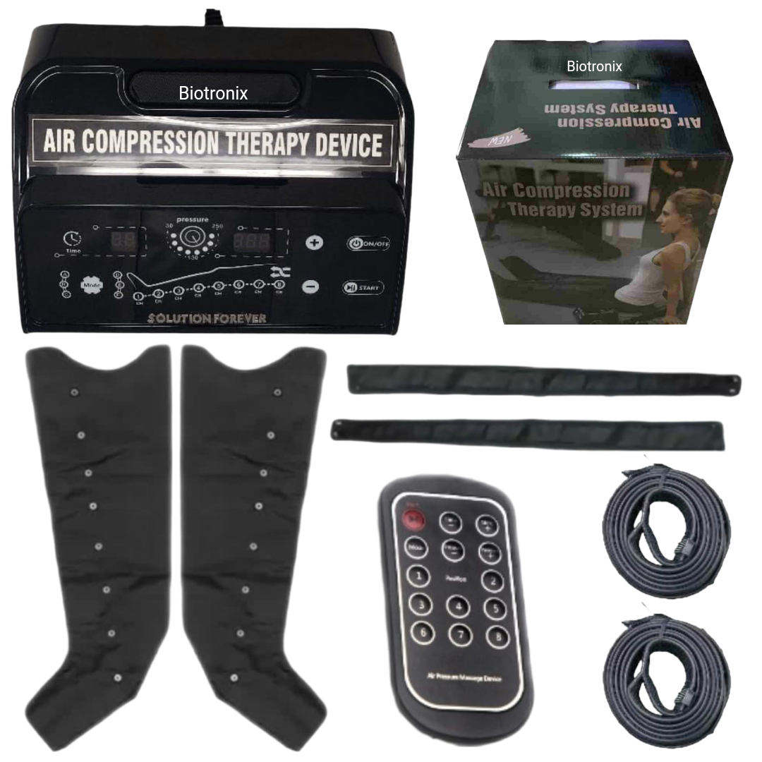 30–250 mmHg pressure range air compression