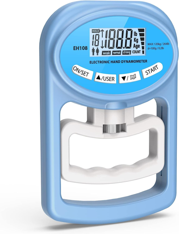 grip strength device for physical therapy