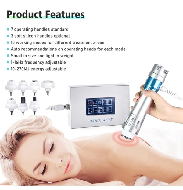 Touchscreen shockwave therapy system