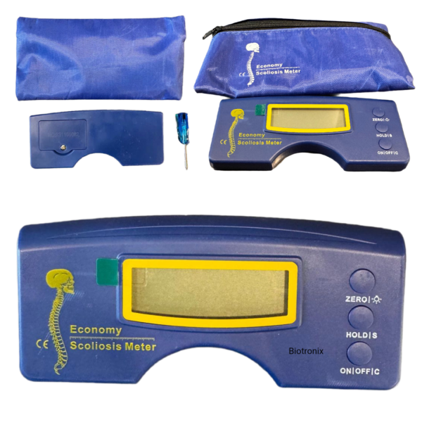 Scoliometer evaluation device