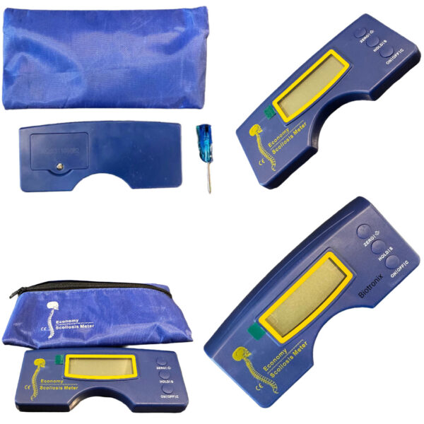 Digital scoliometer for scoliosis testing