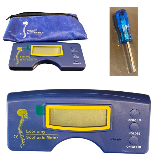 Scoliosis angle measurement for home use