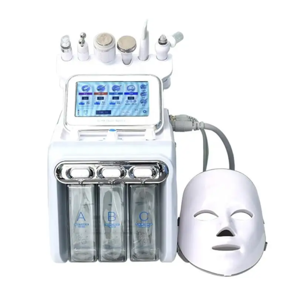 facial machine for exfoliation and hydration