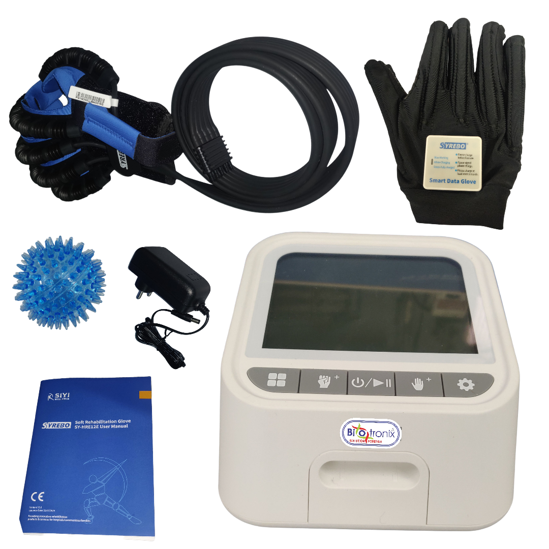 stroke mobility support for left hand intelligent hand rehab system