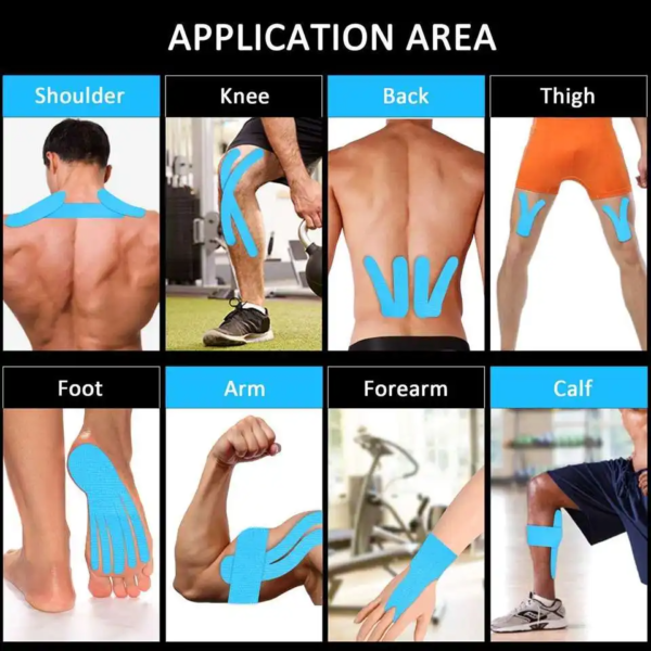 Kinesiology tape for injury prevention